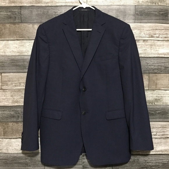 Z Zegna Wool Blazer Jacket Men’s EU 52 US 42 Blue 2 Button (Read Desc) - Picture 5 of 14